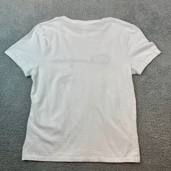 Champion Classic Heritage Cotton T-Shirt Women’s Medium Script Embroidered Shirt - Picture 7 of 9